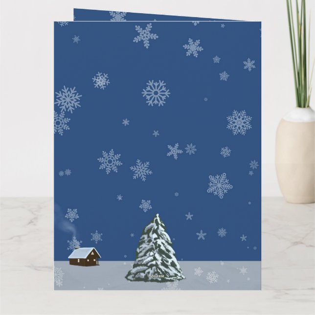 Snow Angel Karte (Rückseite)