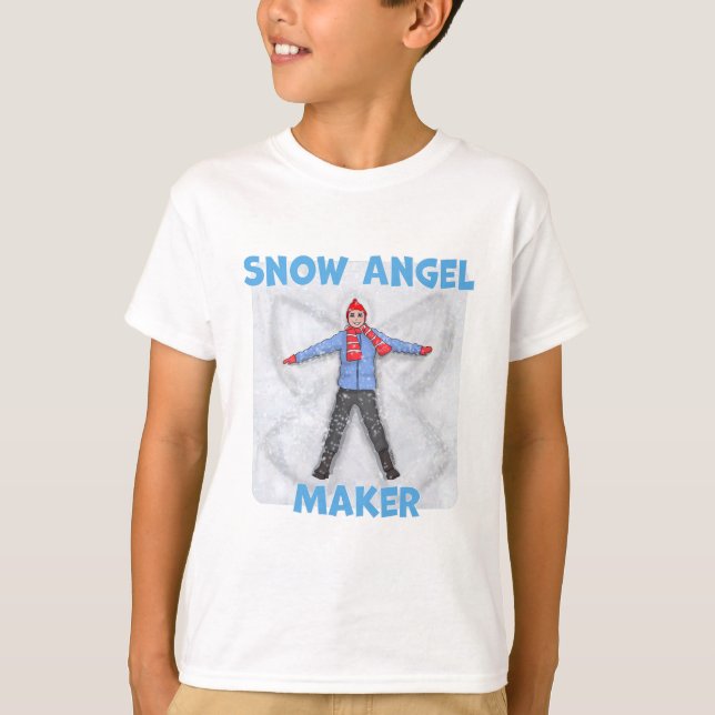 Snow Angel Maker T-Shirt (Vorderseite)