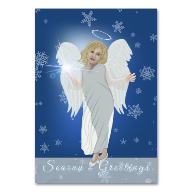 Snow Angel Tischnummer (Vorderseite)