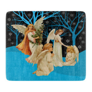 Snow Angels Cutting Board Schneidebrett
