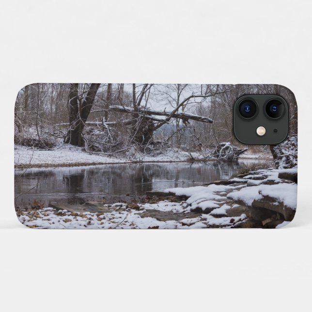 Snow at Finley iPhone Case (Rückseite (Horizontal))