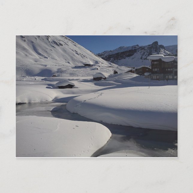 SNow auf SNow Postkarte (Vorderseite)