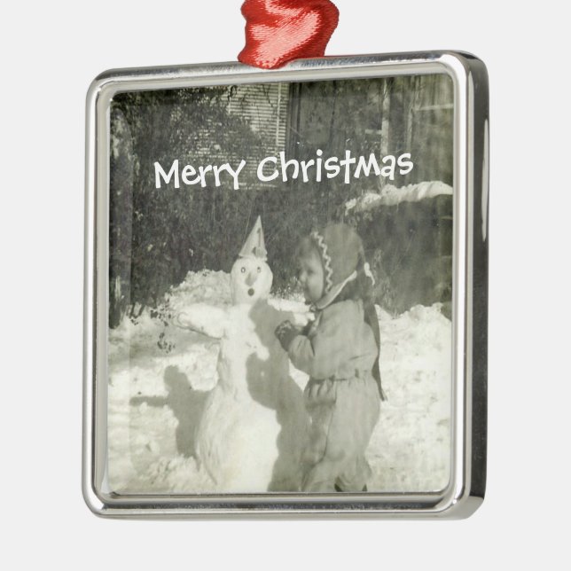 Snow Baby Ornament Aus Metall (Links)
