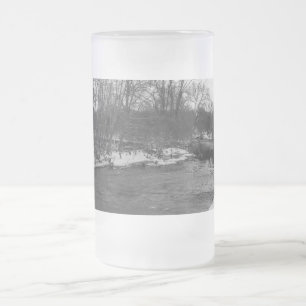 Snow Beauty James River Grayscale Mattiert Glass B Mattglas Bierglas