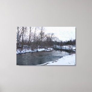 Snow Beauty James River Leinwanddruck