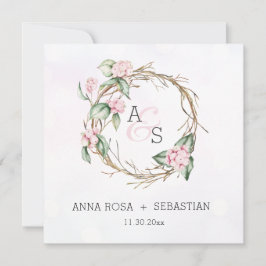 *~* Snow Berry Boho UAWG AR AR12 Winterhochzeit Einladung