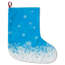 Snow Blue Christmas Strumpf