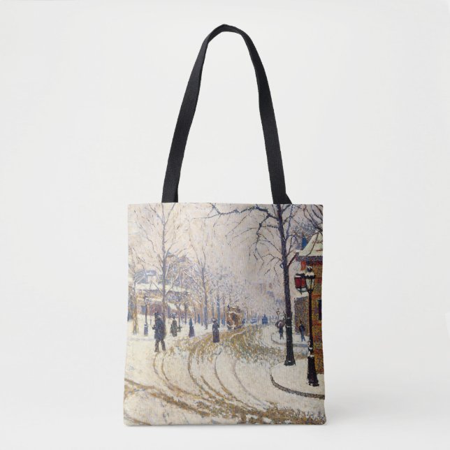 Snow, Boulevard de Clichy, Paris, Paul Signac (Vorderseite)