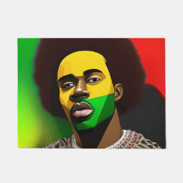 Snow Bruh Winter Black King Melanin Juneteente Men Fußmatte