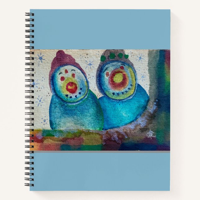 Snow Buddies Notizbuch (Vorderseite)