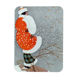 Snow Buntings - Will Hammell  Magnet