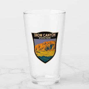 Snow Canyon Staat Park Utah Vintag Glas