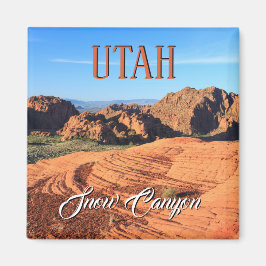 Snow Canyon Utah Magnet