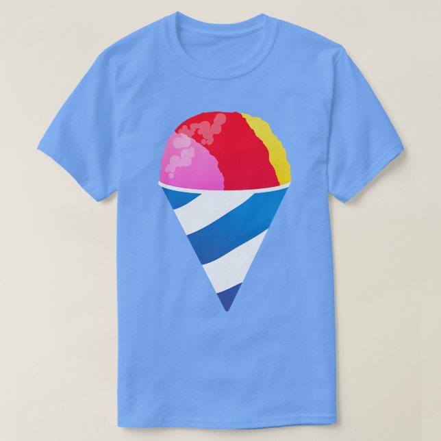 Snow Cone Sno Shaved Ice Dessert Süßigkeiten Eros  T-Shirt (Design vorne)