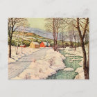 Snow Covered Country Postkarte