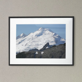 Snow Covered Mount Baker fotografisch Poster