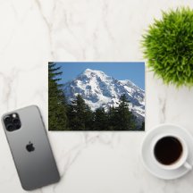 Snow Covered Mount Rainier