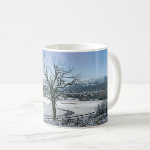 Snow Covered Ozark Hills Kaffee Tasse