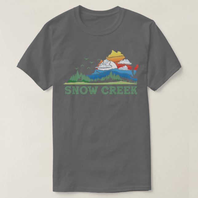 Snow Creek, Virginia Franklin Landkreis Nature & O T-Shirt (Design vorne)