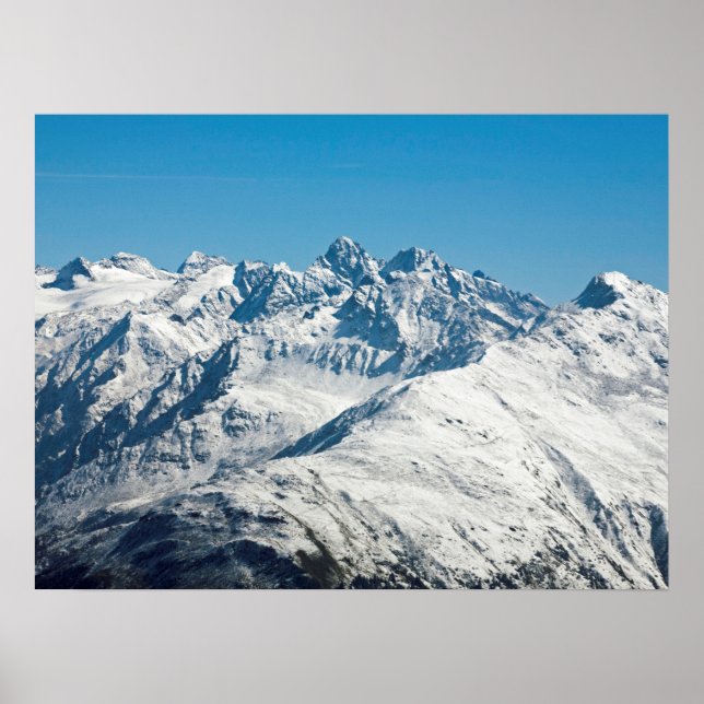 Snow Davos Schweiz Ferienkarte Poster (Vorne)