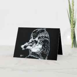 Snow Duck Feiertagskarte