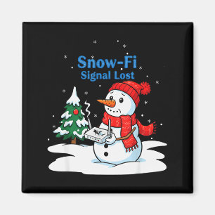 Snow-fi Signal verloren lustiger Weihnachtsmann Sn Magnet