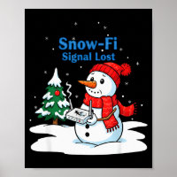 Snow-fi Signal verloren lustiger Weihnachtsmann Wi