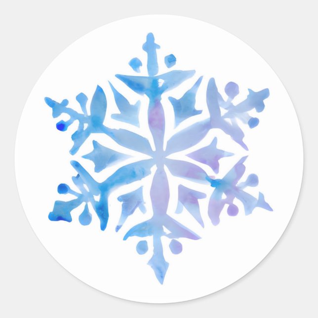 Snow Flake Sticker (Vorderseite)