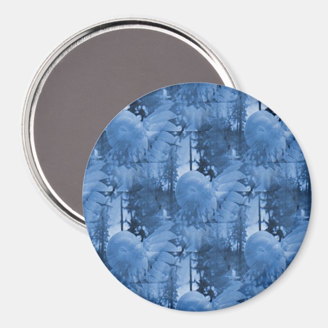 Snow flowers..... magnet (Vorderseite/Rückseite)