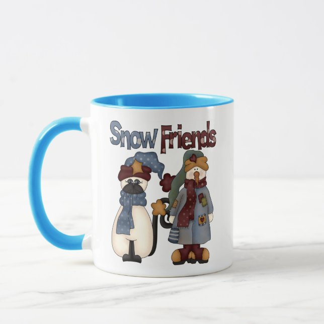 Snow Friends Tshirts und Geschenke Tasse (Links)
