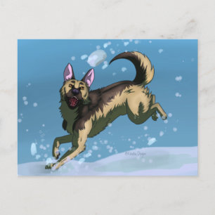 Snow Games Card Postkarte