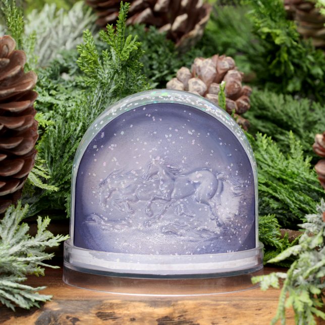 Snow Globe - Galloping Horses Schneekugeln (Winter)