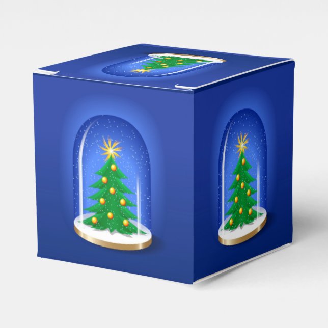 Snow Globe Geschenkschachtel (Vorderseite)
