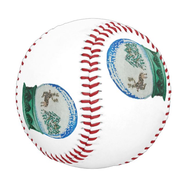 Snow Globe Glass Ball Winter Wunderland Weihnachte (Schrägansicht)