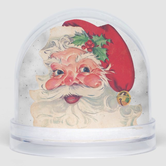 Snow Globe Vintag Weihnachten Schneekugeln (Vorderseite)