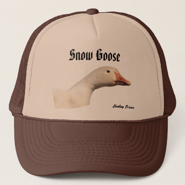 Snow Goose Hat Truckerkappe (Vorderseite)