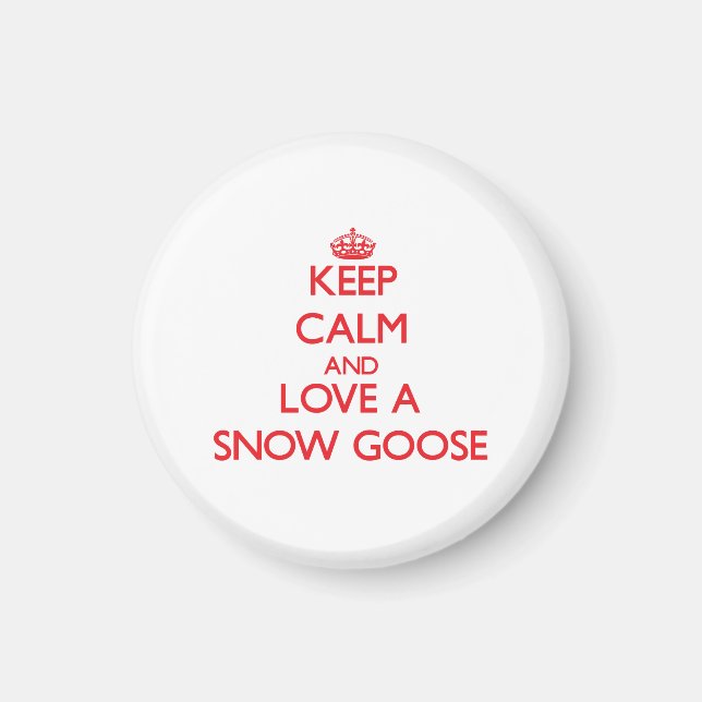 Snow Goose Magnet (Vorne)