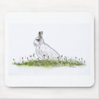 Snow Hare Mousepad
