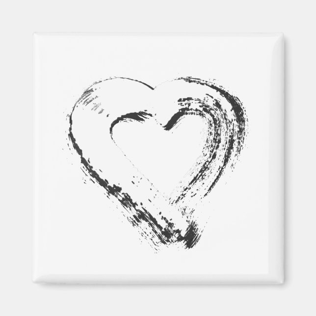 Snow Heart Magnet (Vorne)