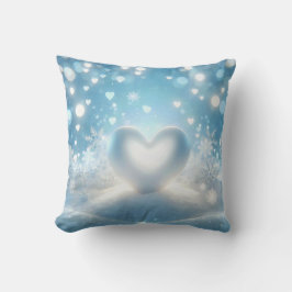 Snow Hearts Kissen