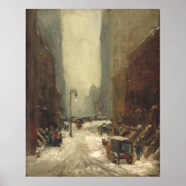 Snow in New York - Robert Henri Fine Art Poster