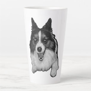 Snow-Kissed Corgi Hallo Milchtasse