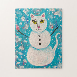 Snow Kitty Puzzle