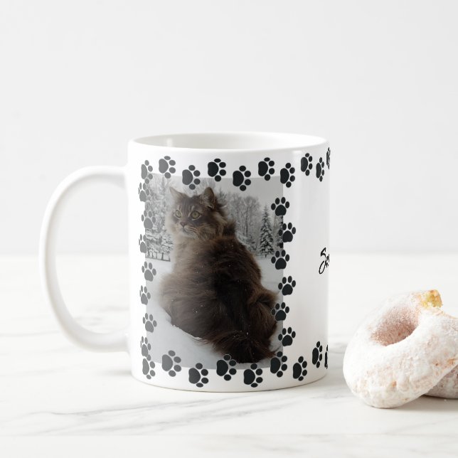 Snow Kitty Tasse (Mit Donut)