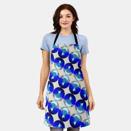 Snow Lady Under the Blue Winter Sky Schürze