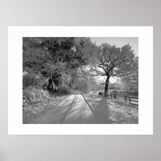 Snow Landscape: Cheshire Poster (Vorne)
