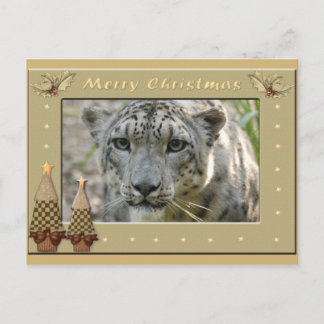 Snow Leopard-BCR-c-158 copy Postkarte