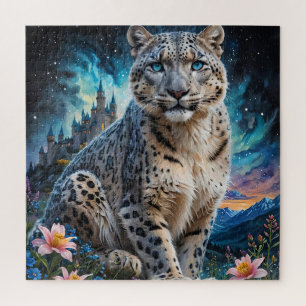 Snow Leopard Castle stars Jigsaw Puzzle