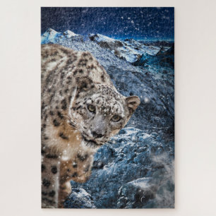SNOW LEOPARD CLOUD WALKER PUZZLE