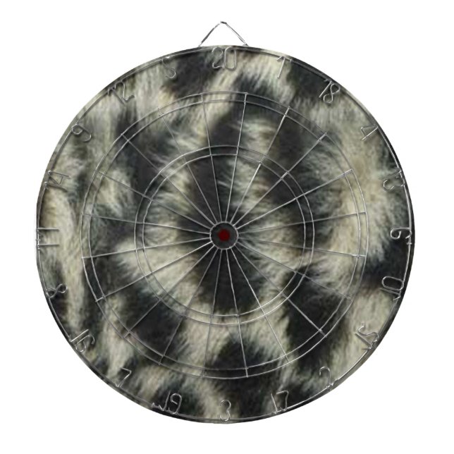 Snow Leopard Dart Board Dartscheibe (vorne)